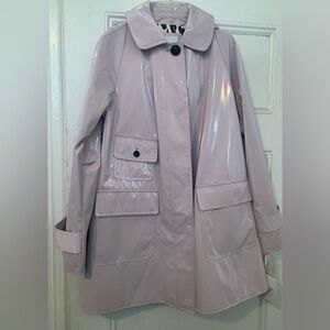 Jane Post Blush Raincoat with Detachable Hood